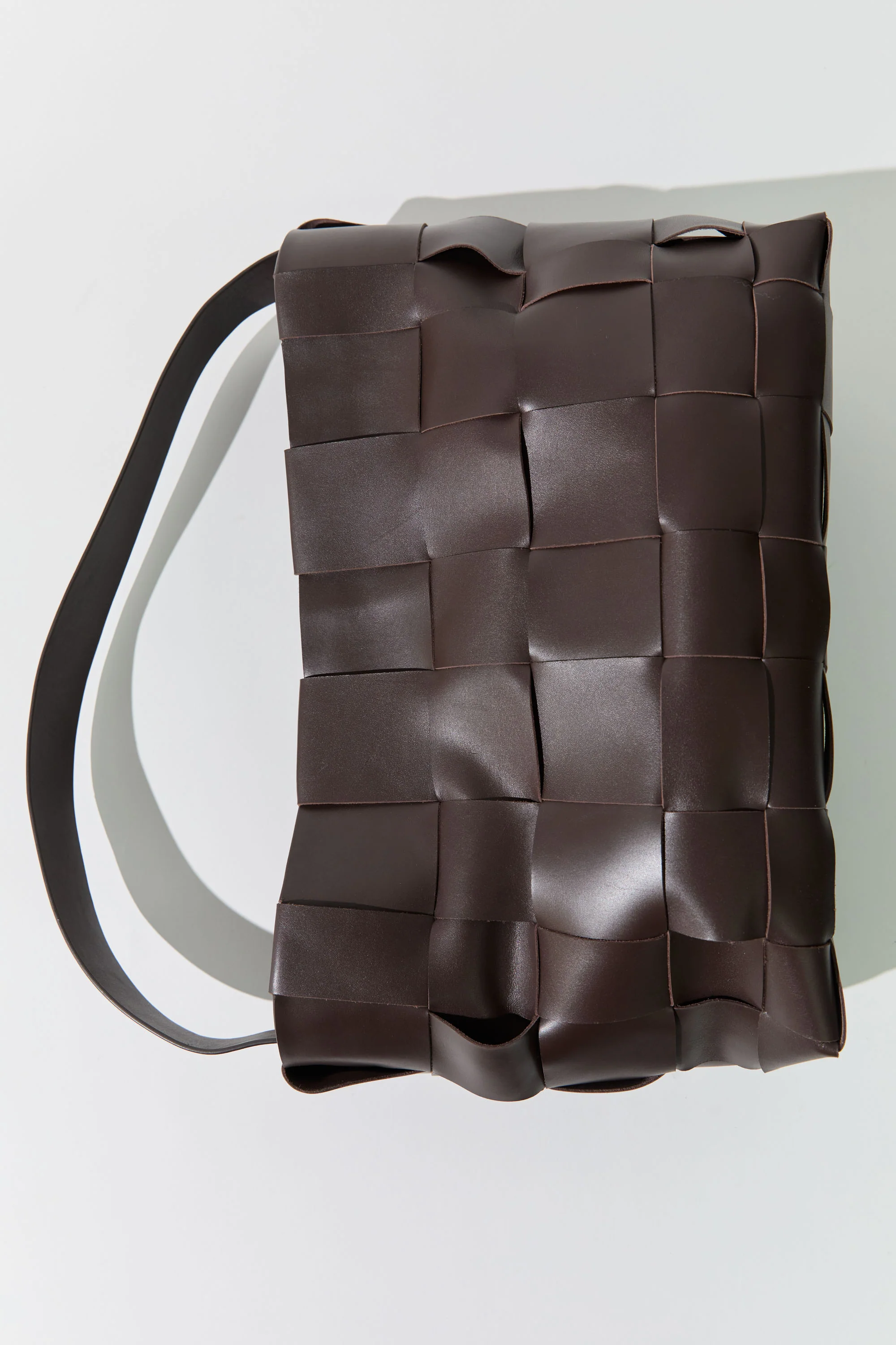 PRE-ORDER: Woven Mini Tote - Chocolate - Image 6