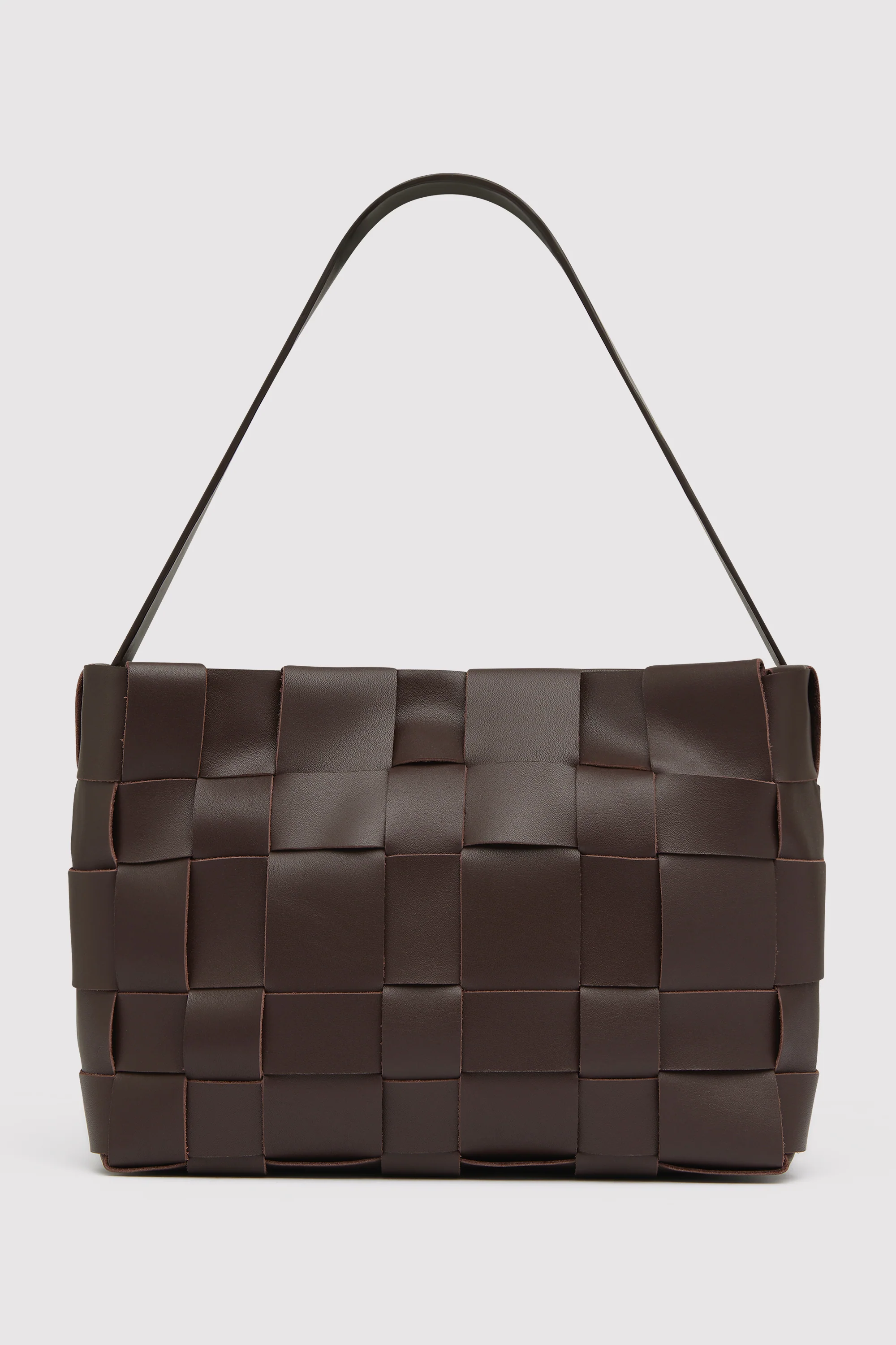 PRE-ORDER: Woven Mini Tote - Chocolate - Image 8