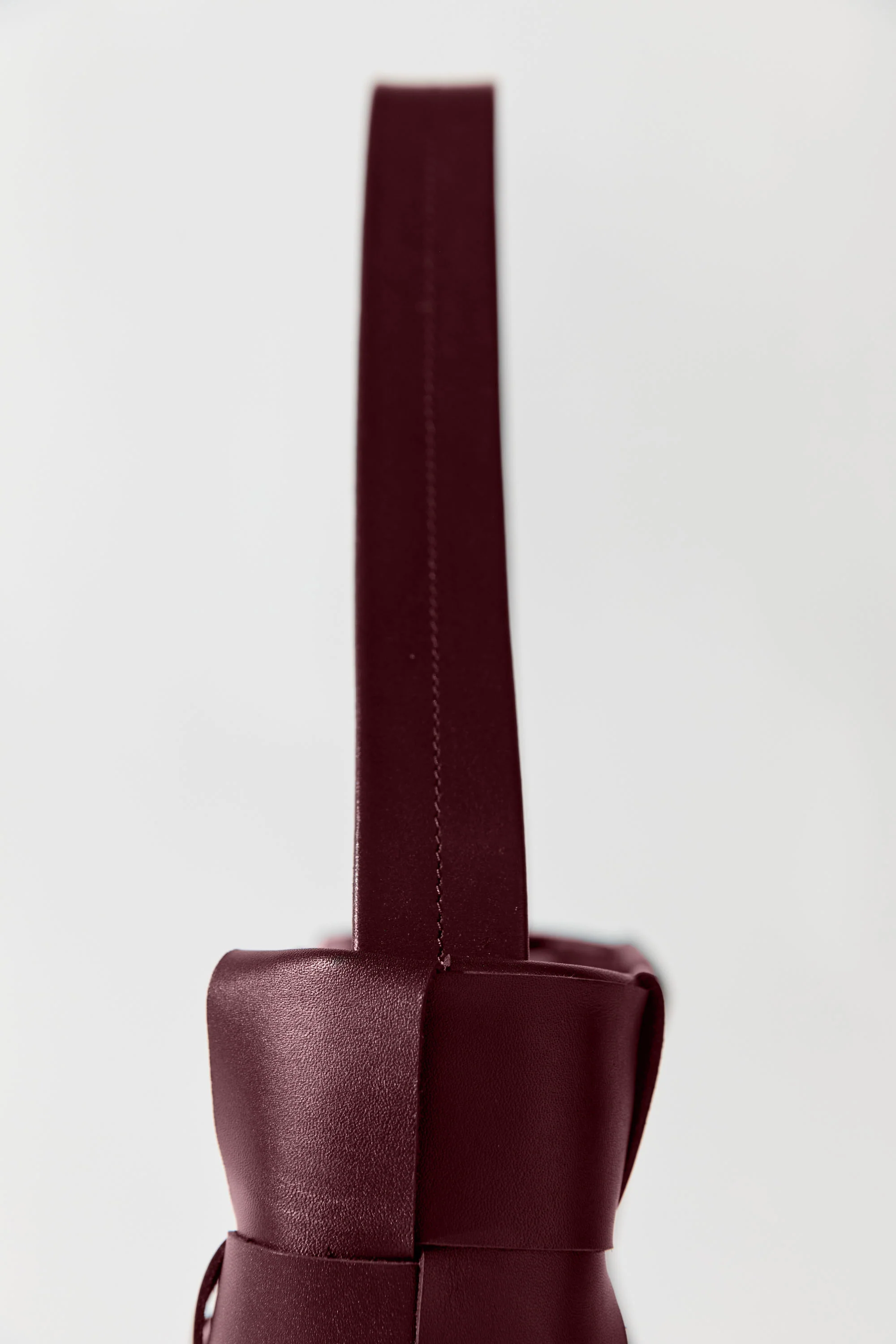 PRE-ORDER: Woven Mini Tote - Plum - Image 4