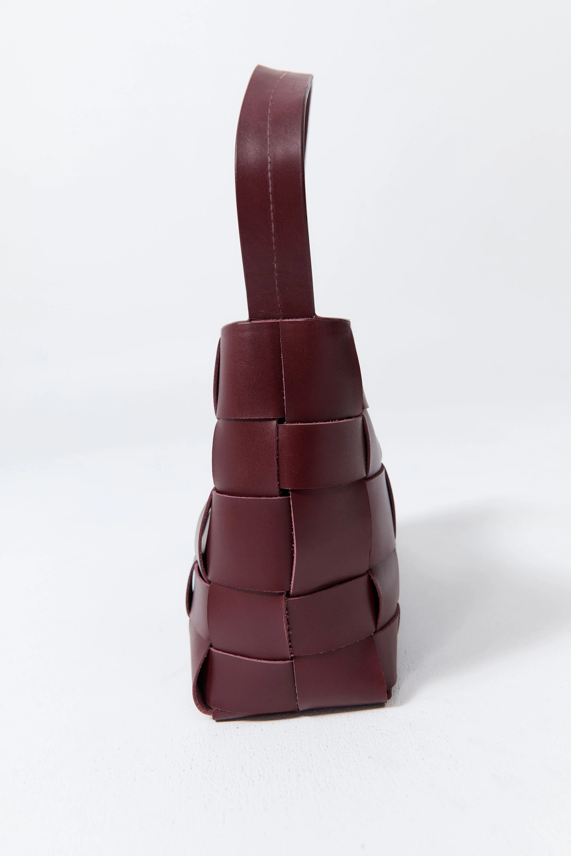 PRE-ORDER: Woven Mini Tote - Plum - Image 6